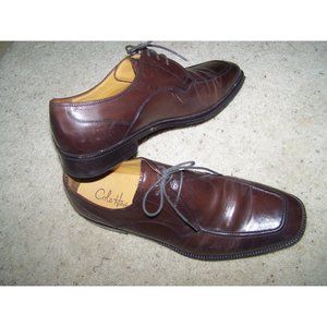 Cole Haan Men's Shoes 12 Tie Brown Leather